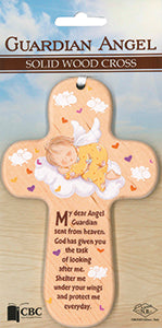 Cross Shaped Baby Crib Plaque