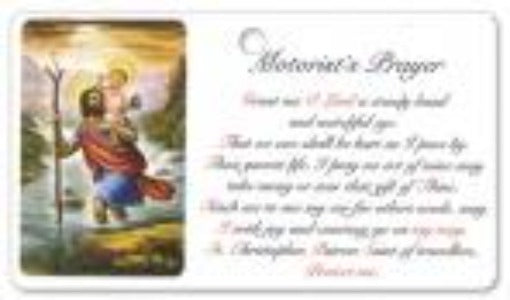 Motorist's Prayer Card