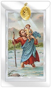 St Christopher Prayer Card