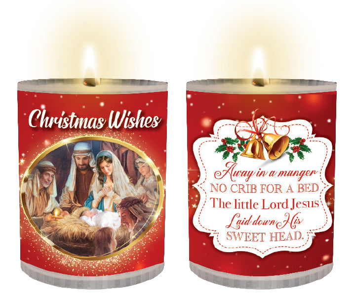 Votive Nativity Candle