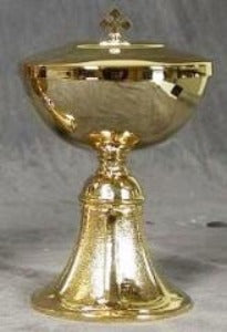 Gold Plated Brass Ciborium 250 ml