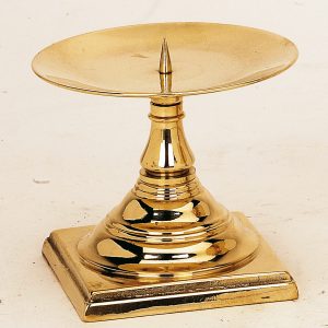 Modern Brass Candleholder