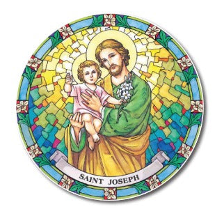 St Joseph Sun Catcher Window Sticker